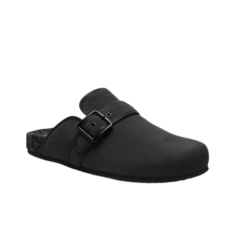 COACH Closed Toe Slippers Men's Black-2