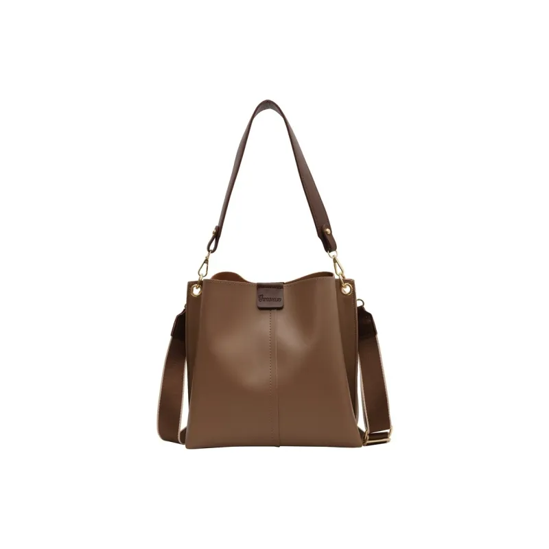 S.REPHEN PU Bucket Bags Shoulder Bags Women's Black/Brown/Ecru/Khaki-9