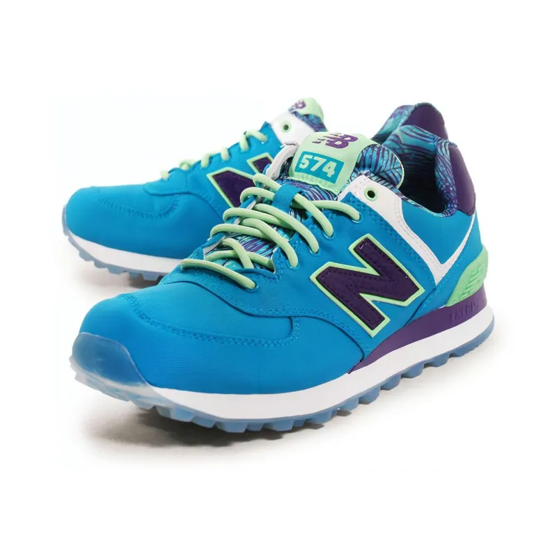 New Balance 574 Blue Purple Women's-1