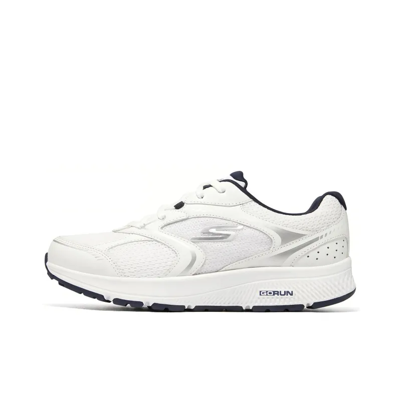 Skechers Go Run Consistent 'White Navy Blue' Women's-0