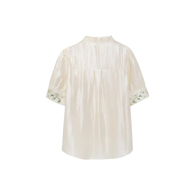 DOSOHEB Shirts Women's Apricot-1