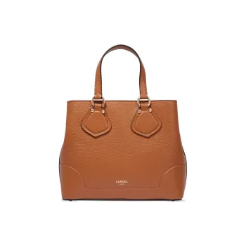 LANCEL Small Neo Izy De Lancer Leather Tote Bag