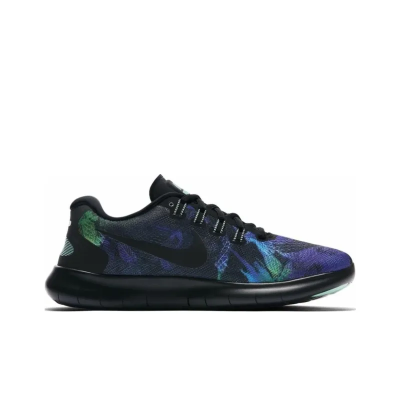 Nike Free Rn 2017 Solstice Black Black Green Glow Women's-1