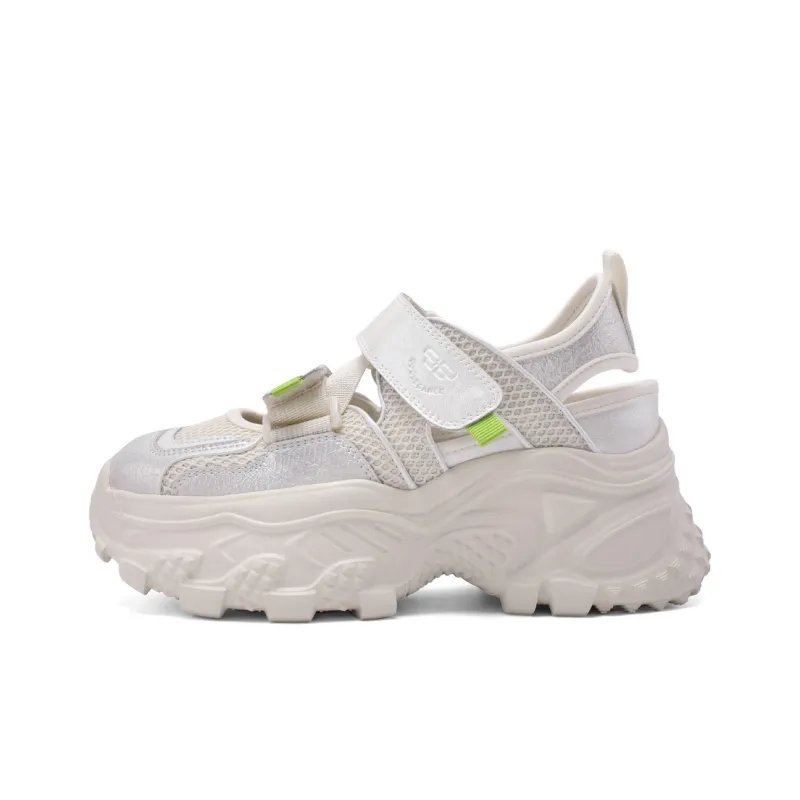 BELLE Slip-Resistant Breathable Height Increasing Wear-Resistant River Trekking Shoes Women's-5