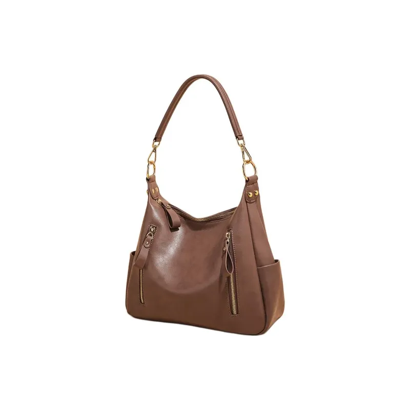 Marino Orlandi Cow Split Leather Bonded Synthetic Leather Shoulder Bag Regular Women's-1