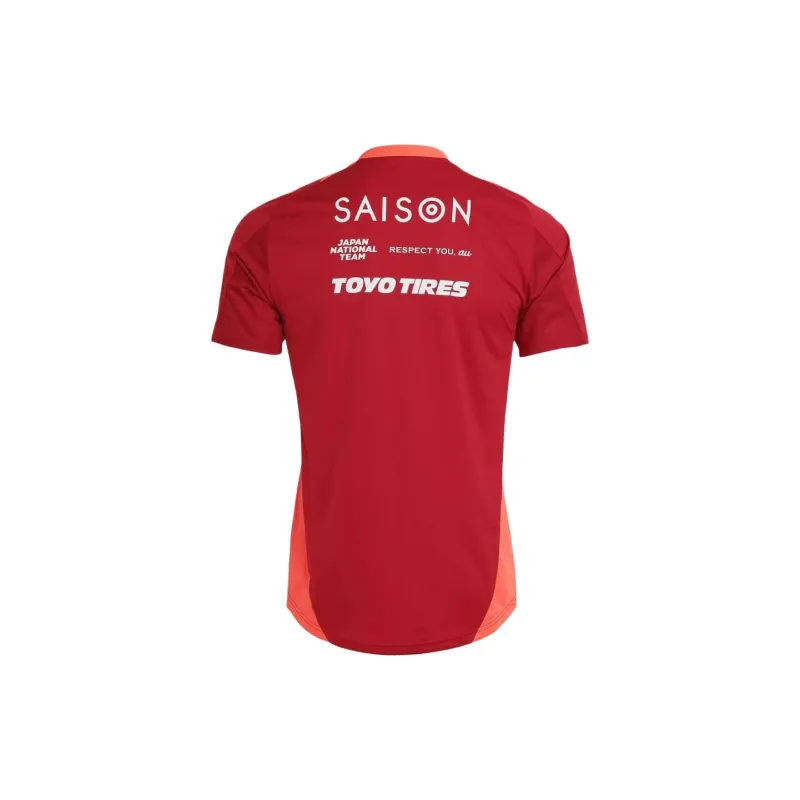 Adidas Japanese Football Team Olympic Series Soccer Jersey Men's Red-1