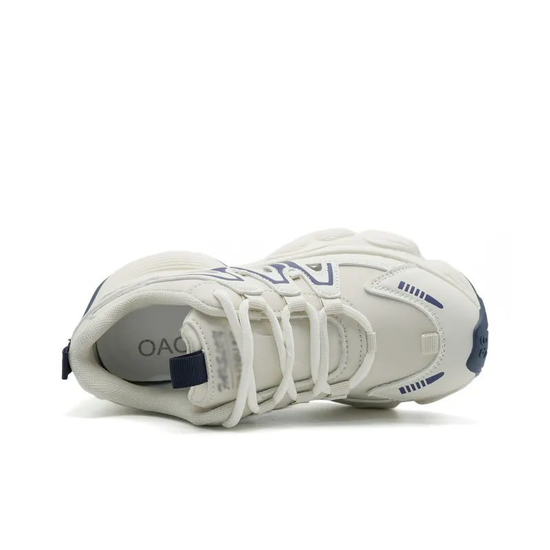 OAOQ Wear-Resistant Low-Top Chunky Sneakers Women's-3