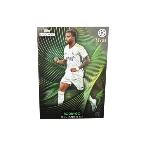 Topps KNOCKOUT Knockout Brazil Real Madrid Champions League Player Rodrigo Soccer Star Card Sports Cards 1 Pc