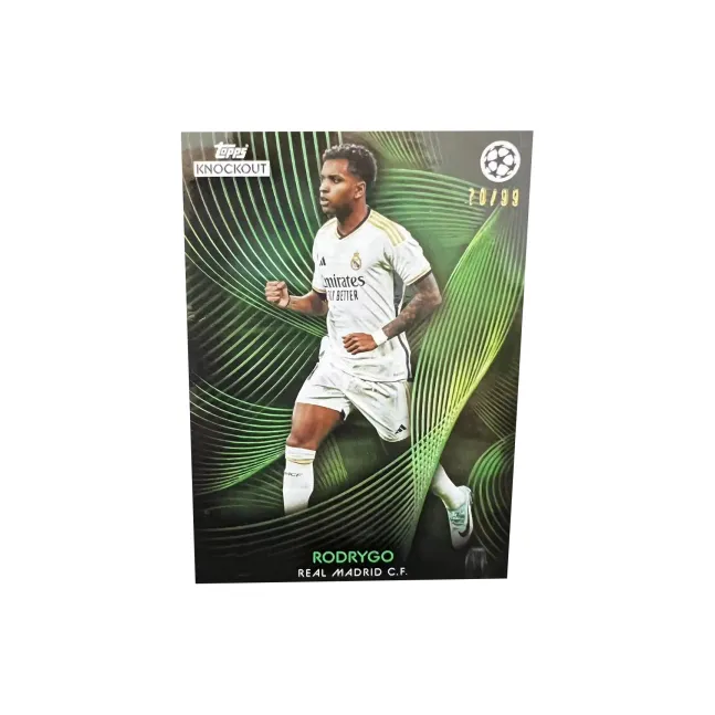 Topps KNOCKOUT Knockout Brazil Real Madrid Champions League Player Rodrigo Soccer Star Card Sports Cards 1 Pc-0