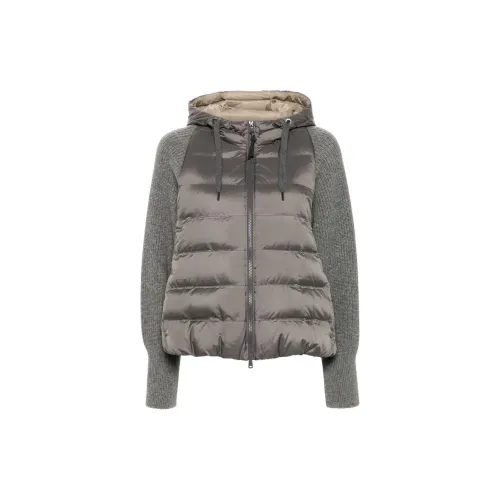 Brunello Cucinelli Down Jackets Women's Gray