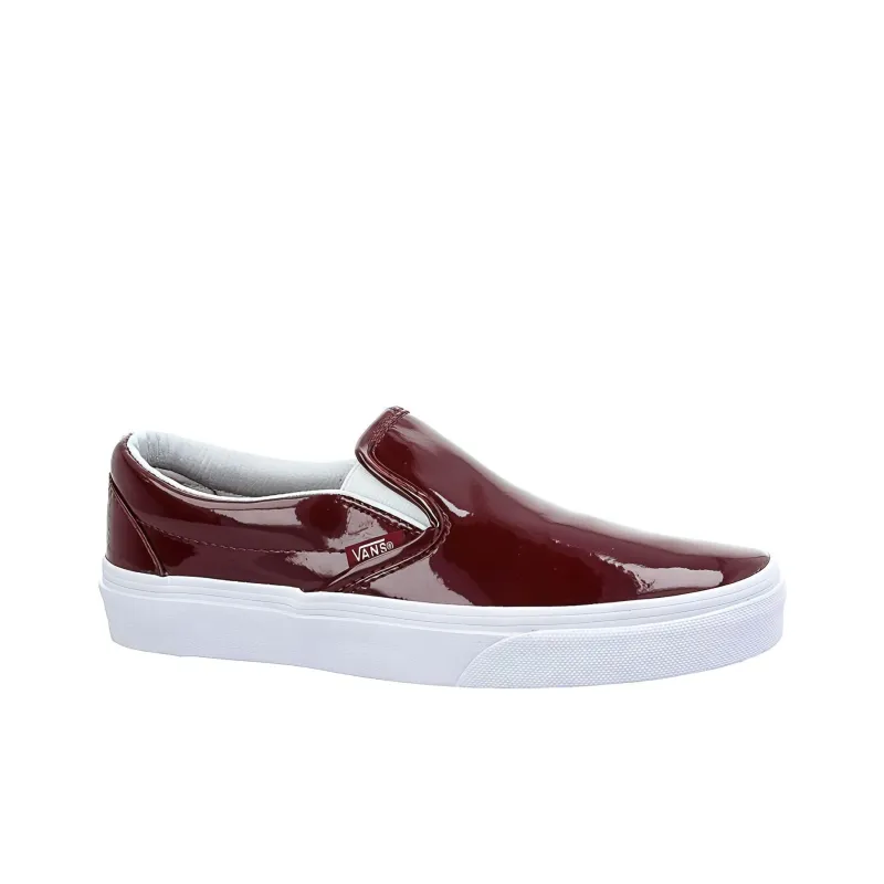 Vans Slip On Low Tops Casual Skateboarding Shoes Red-1