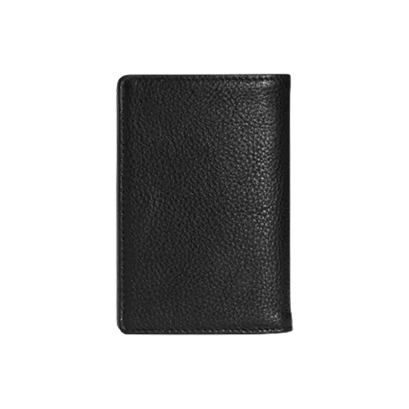 SAMSONITE Cow Split Leather Key Pouch Men's Black-6