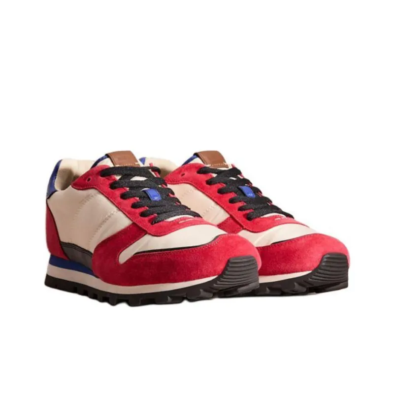 COACH C118 Runner Low-Top Casual Shoes Men's Red Blue-2