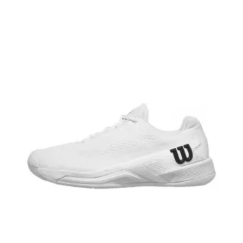 Wilson Rush Pro 4.0 Abrasion Resistant Low Top Tennis Shoes Men's White