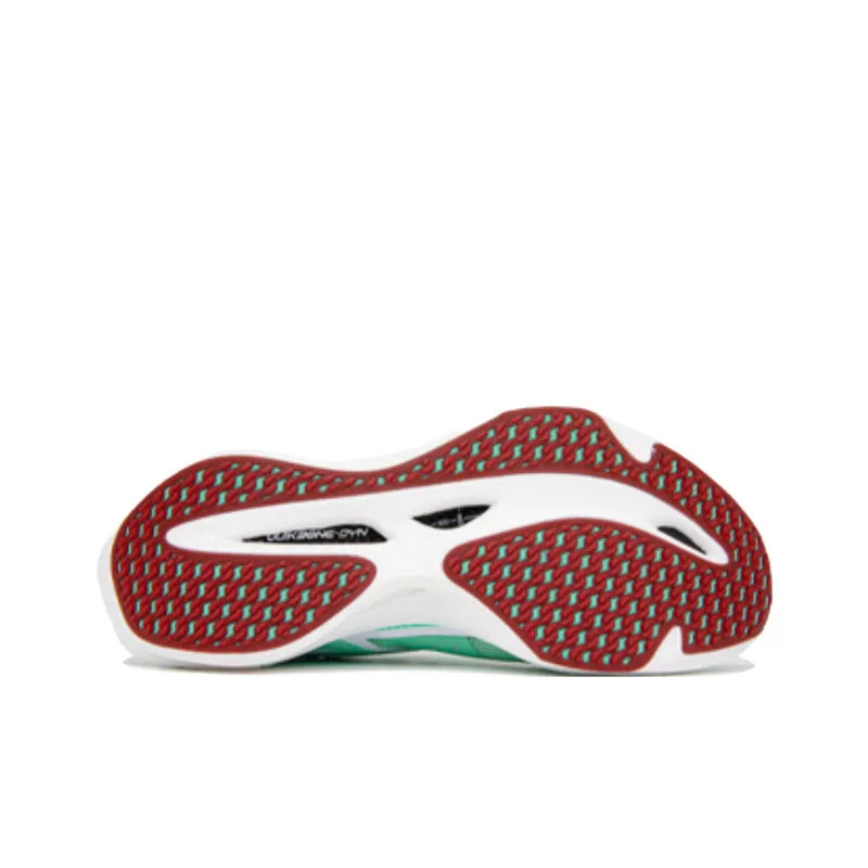 361° Fly Burn 3 Cushioning Breathable Low Top Carbon Plate Marathon Running Shoes Unisex Green White-3