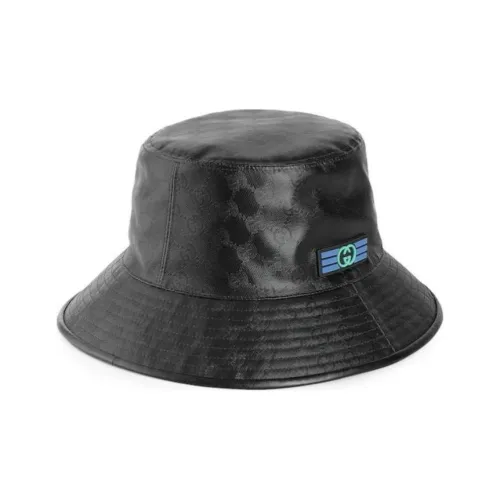 GUCCI Polyester Bucket Hats Men's Black