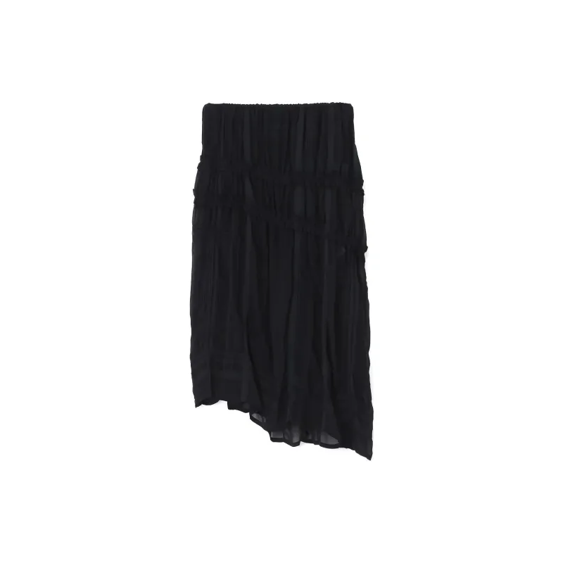 Yohji Yamamoto Casual Long Skirts Women's Black-1