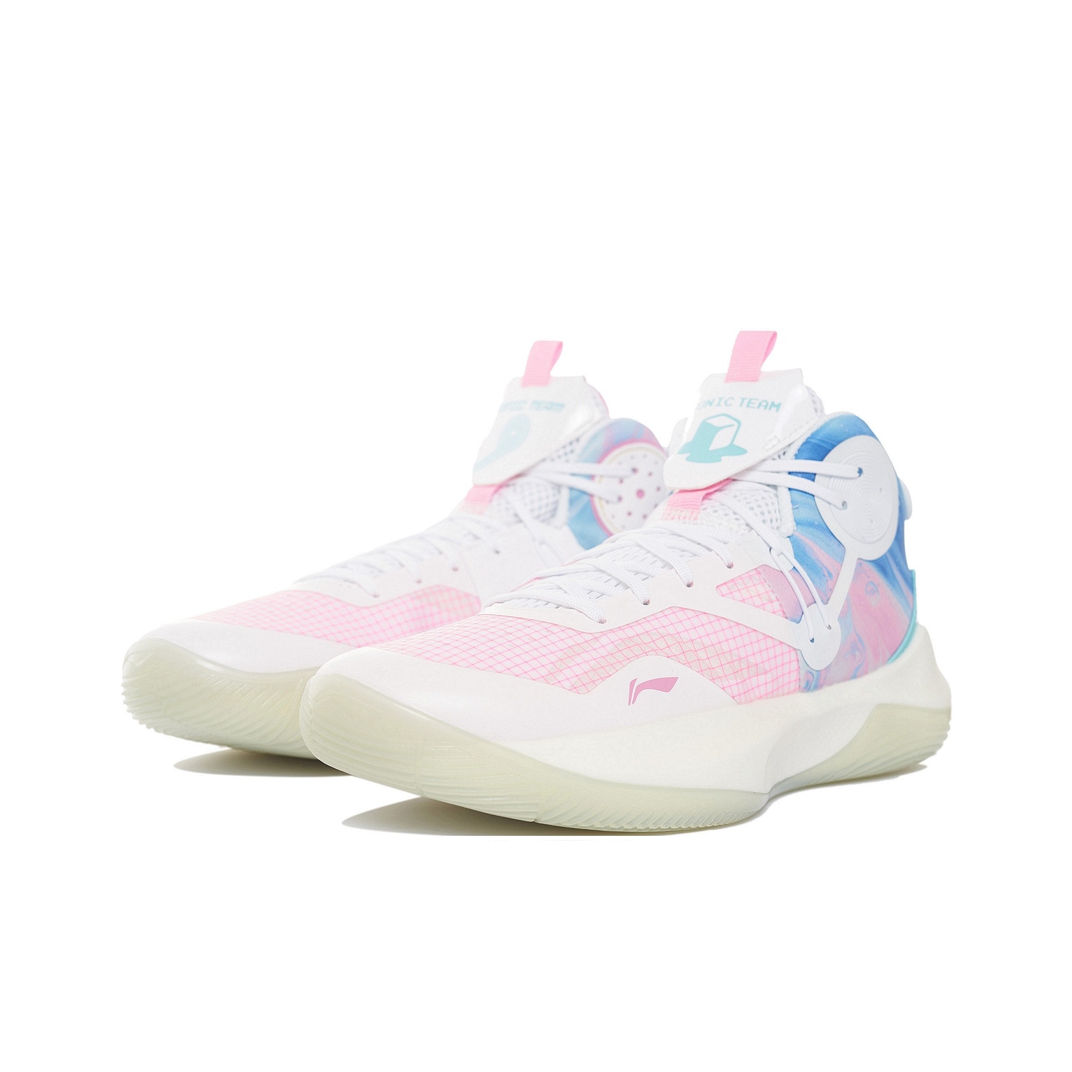 Lining Sonic Ⅸ Low Geranium Pink Li-Ning Sonic 9 C.J. McCollum Low Professional Basketball