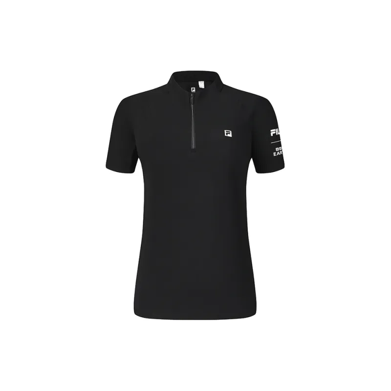FILA x BBC EARTH T Shirt Women's Pitch Black-2