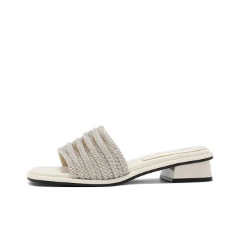 BELLE Rhinestone Abrasion Resistant Slide Slippers Women's