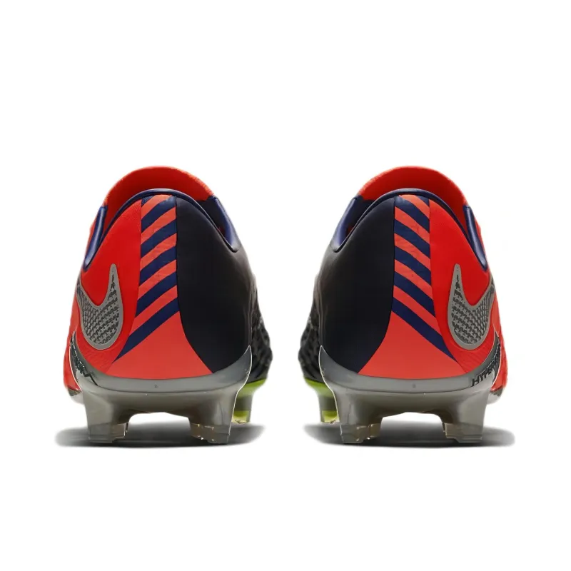 Nike Hypervenom Phantom 3 Soccer Shoes Men Low-Top Orange/Navy Blue/Gray-4
