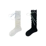 Black with White Ribbon+White Base Blue Ribbon