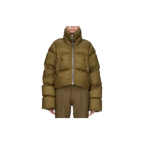 RICK OWENS Down Jacket Women's Bean Color