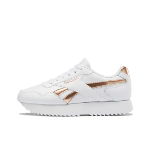 Reebok Royal Glide Running Shoes Women's Low-Top White/Gold