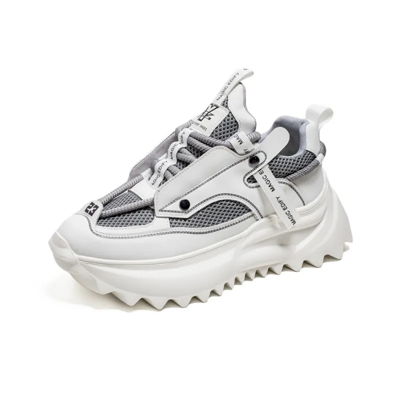 URBAN AUTHENTIC Slip Resistant, Abrasion Resistant, Breathable Low Top Chunky Sneakers Men's-9
