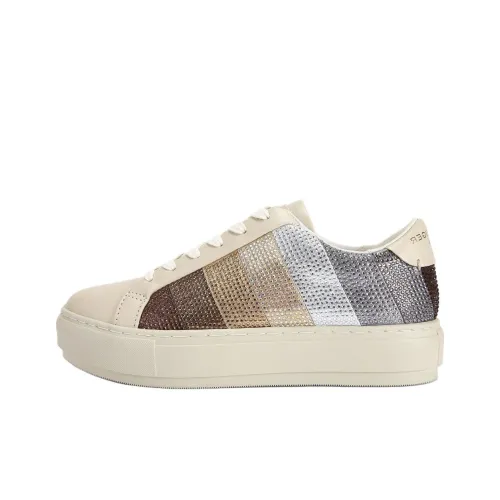 Kurt Geiger London Skateboard Shoes Women's Low-Top Beige