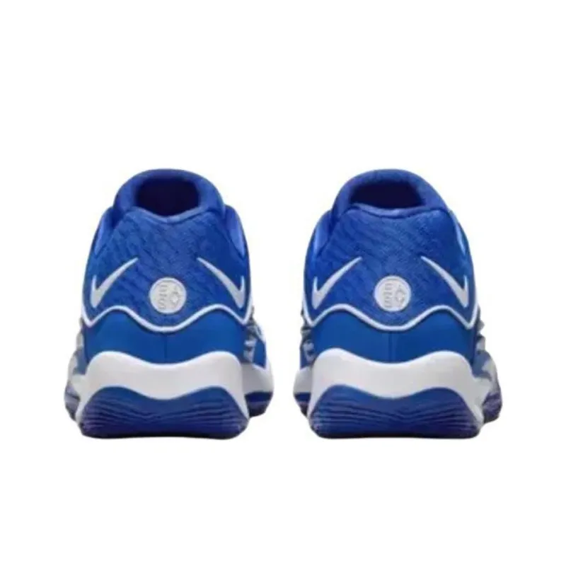 Nike KD 16 Anti Slip Wear Resistant Low Top Basketball Shoes Men's Blue White Foreign Version-3