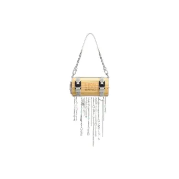 Feng Chen Wang Natural Bamboo Cylinder Bag, Handbag, Shoulder Bag Unisex