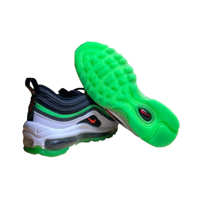 Nike Air Max 97 Black Green Bright Crimson GS-3