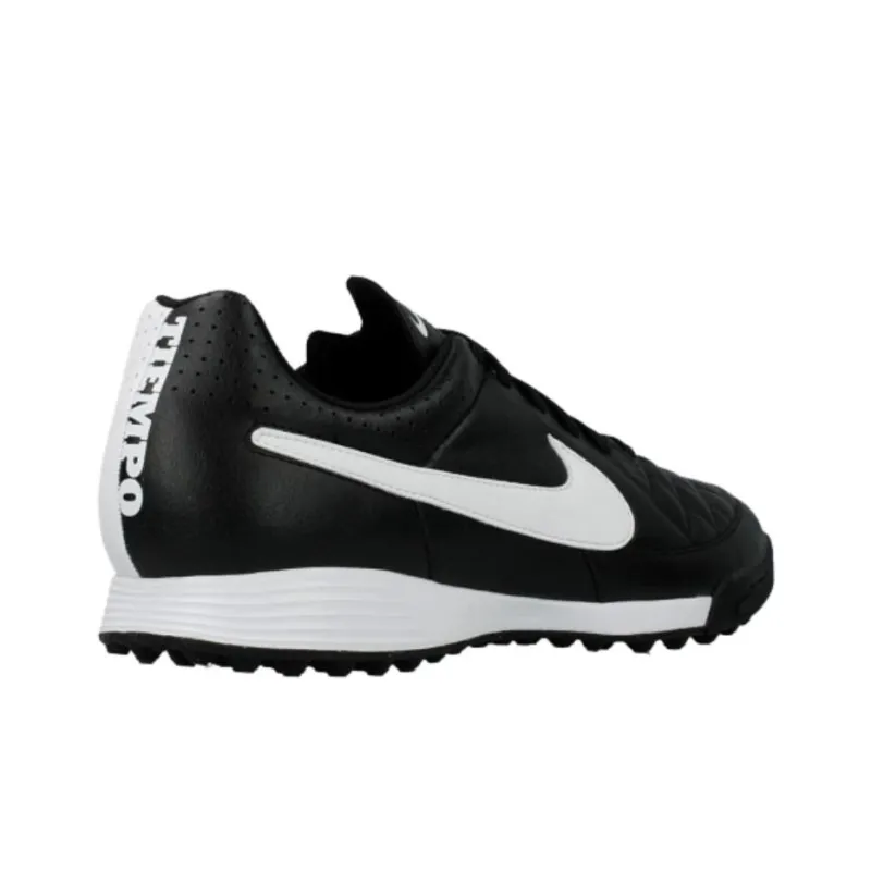 Nike Tiempo Genio Turf Soccer Cleats Black White-2