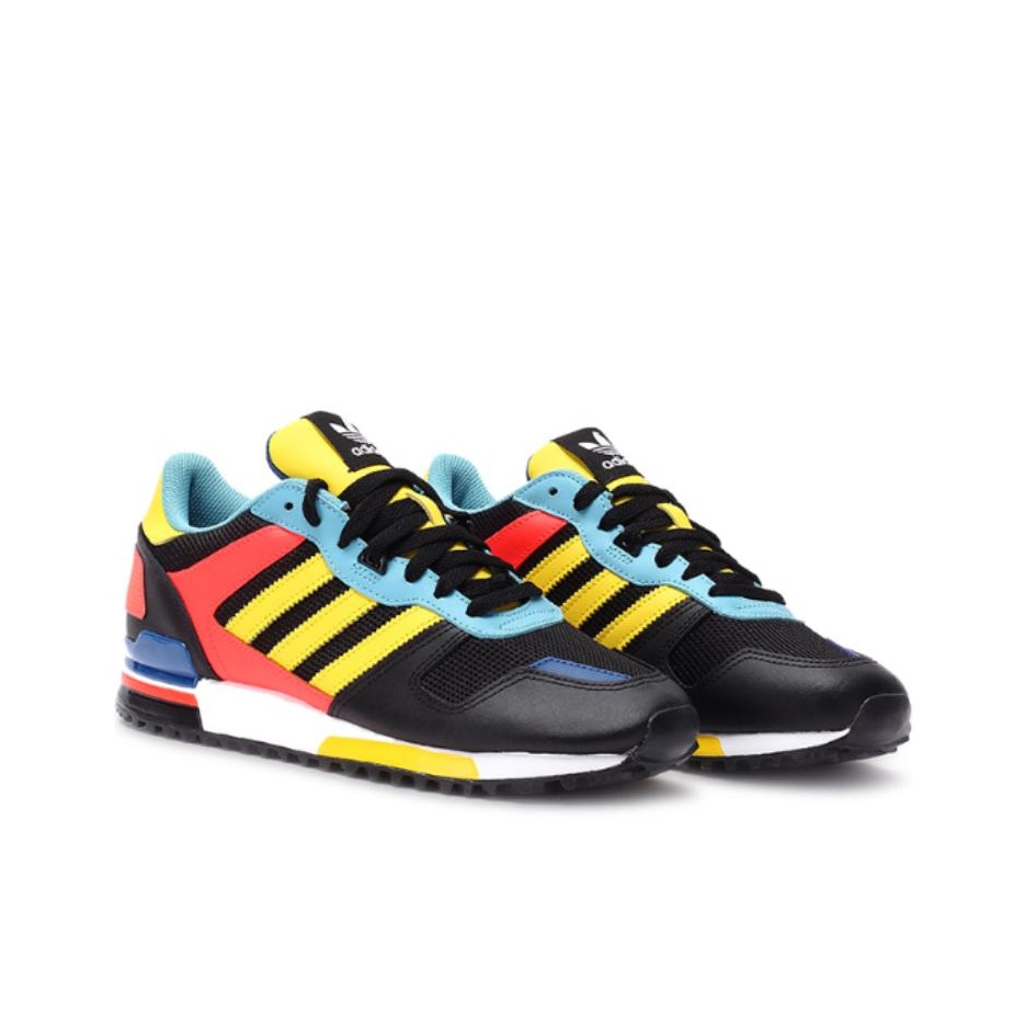 Adidas Originals ZX 700 Casual Shoes Men Low-Top Black/Blue