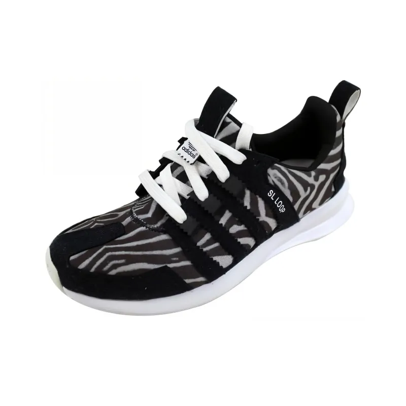 Adidas Sl Loop Runner Black/Black White Women's-2