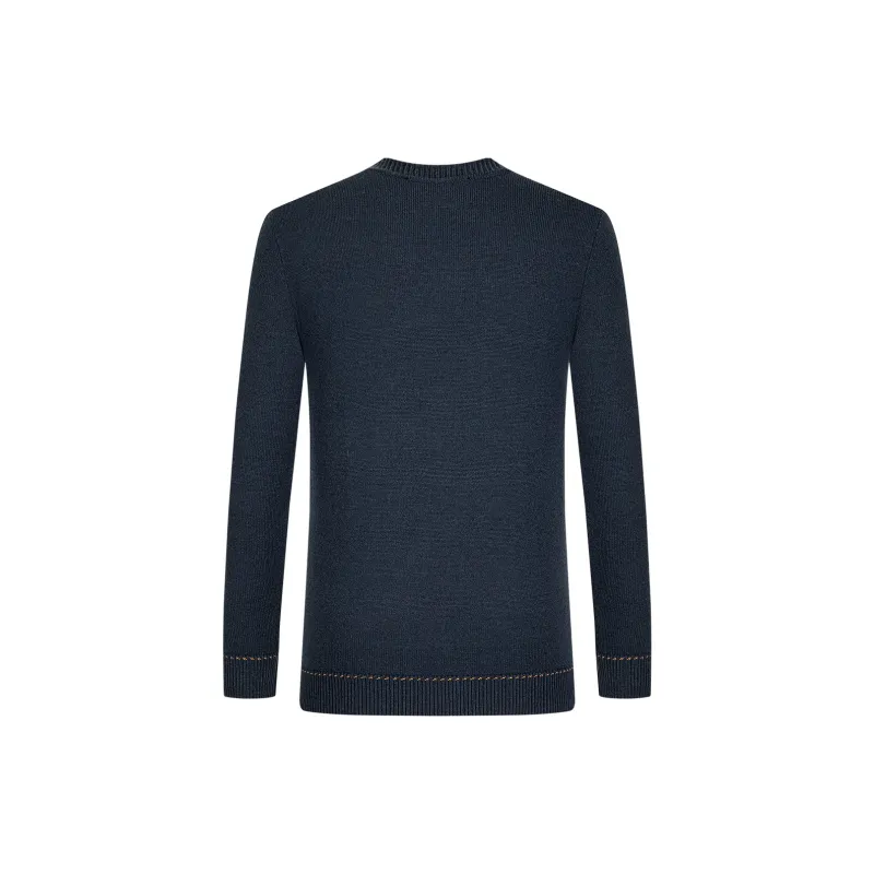SEVEN Sweaters Men Dark Blue-1