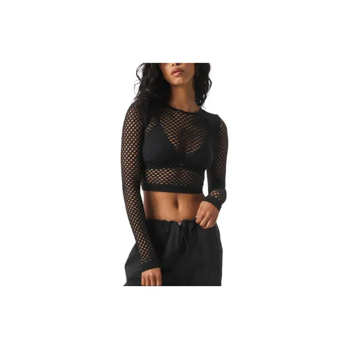 Alo Yoga Crop Tops Women's Black