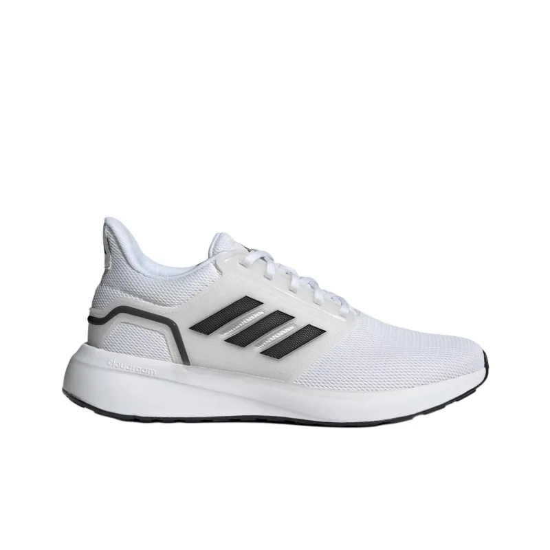 Adidas EQ19 Anti Slip Wear Resistant Low Top Casual Running Shoes Unisex White Black-1