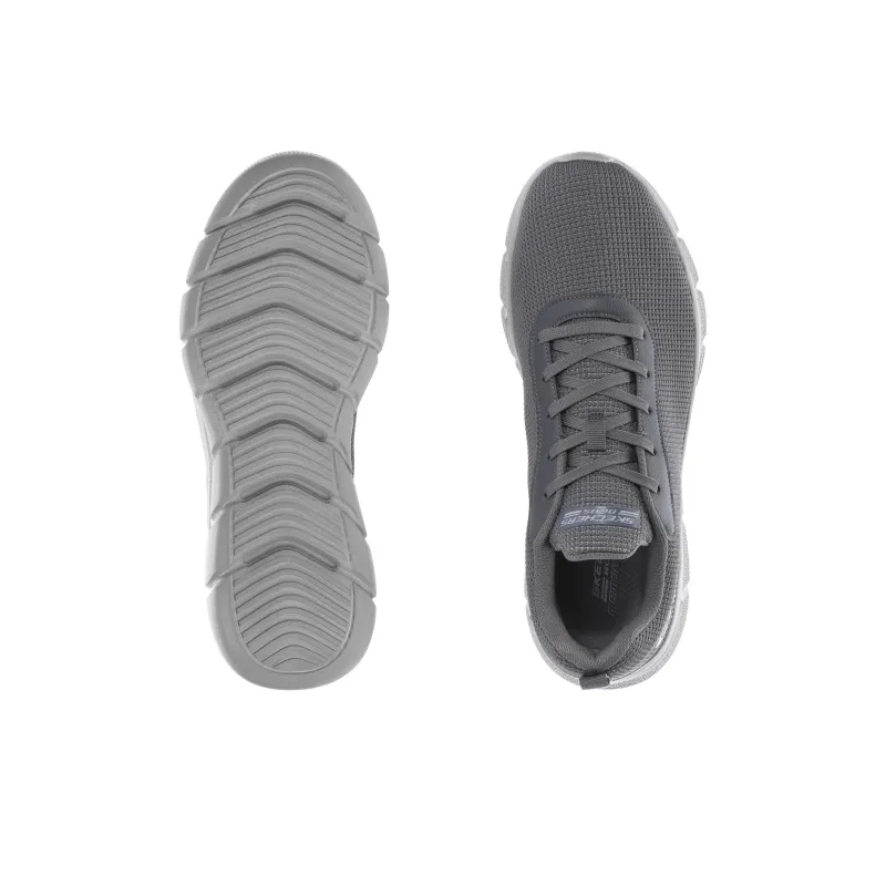 Skechers BOBS B FLEX Slip Resistant, Abrasion Resistant, Lightweight Low Top Casual Running Shoes Men's Gray-4