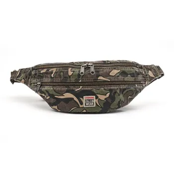 Vision Street Wear Cotton Fanny Pack Regular Unisex Army Green