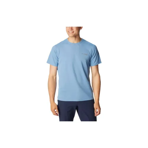 Columbia Summit Valley T-Shirts Men Blue