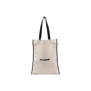 JIL SANDER Logo Printed Medium Shopping Bag