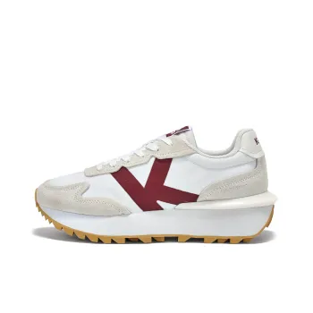 Kappa Anti Slip Wear Resistant Low Top Casual Running Shoes Unisex Gray Red