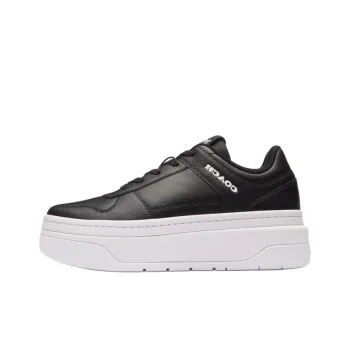 COACH Low Top Skateboard Shoes 7.5cm Women's Black