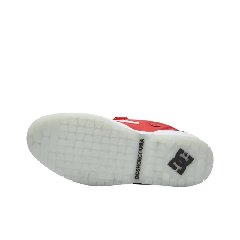 DC Shoes Low Top Casual Shoes Men's Red-5