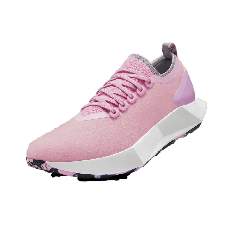 Allbirds Wool Flyer Mizzle Cushioning Low-Top Running Shoes Women's Light Powder-2