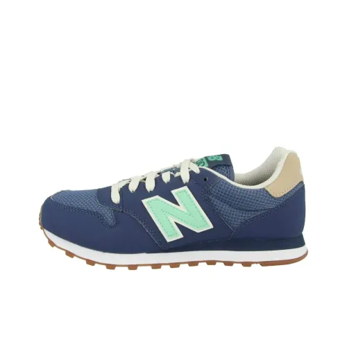 New Balance NB 500 Running Shoes Women's Low-Top Indigo/Mint Green