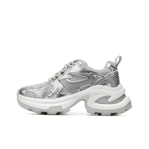 15 MINS Millennium Babes Height Increasing Lightweight Breathable Low Top Chunky Sneakers Women's