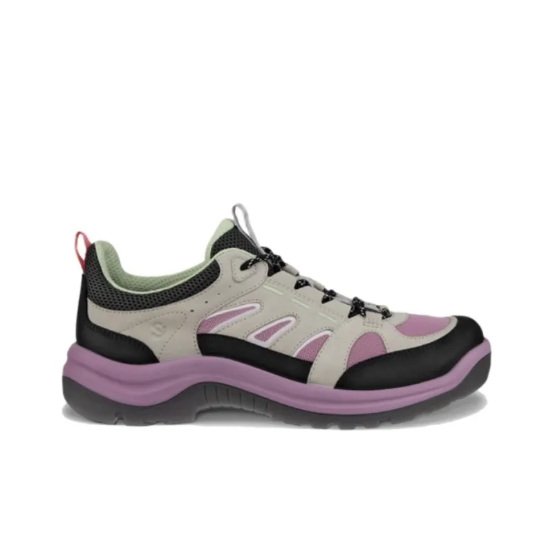 Ecco Low-Top Outdoor Shoes Women's Gray Purple-1